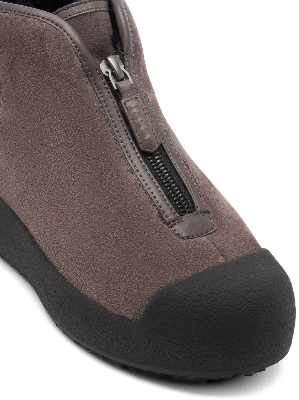 Bally Curling front-zip boots Bruin