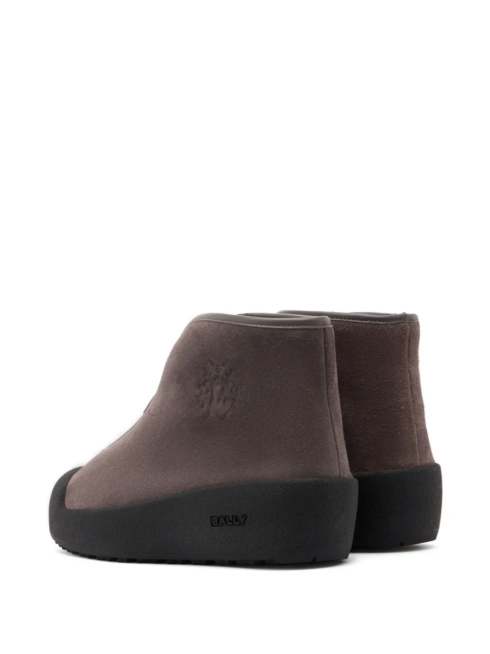 Bally Curling front-zip boots Bruin
