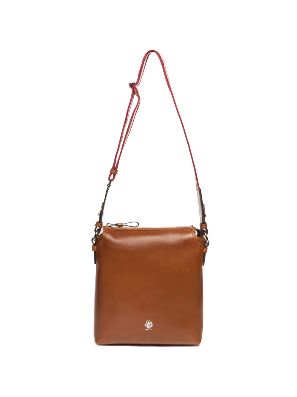 Bally Ray leather shoulder bag - Marrone