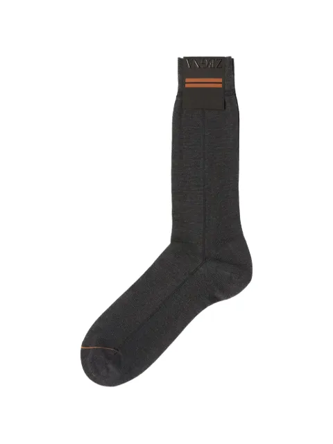 Zegna line-detail socks