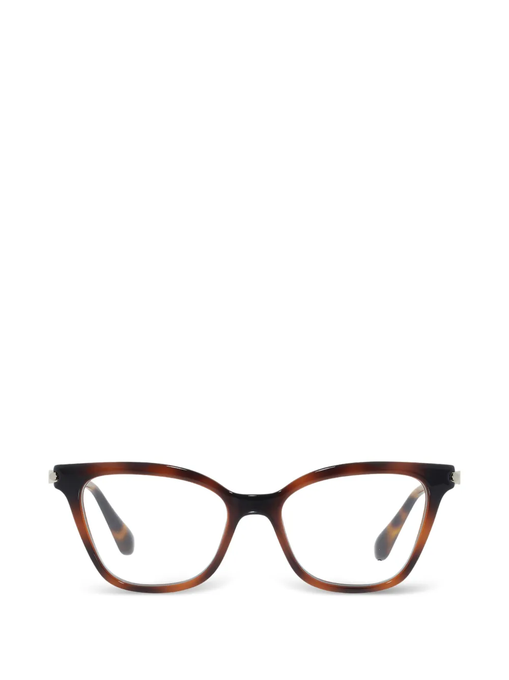 Ferragamo cat-eye full-rim glasses - Marrone