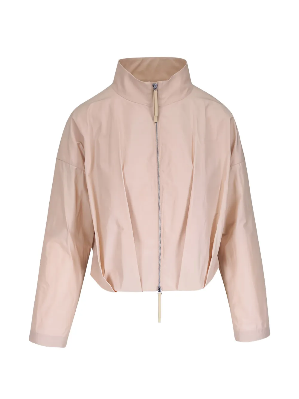 Lafayette 148 Giacca plissettata con zip - Toni neutri