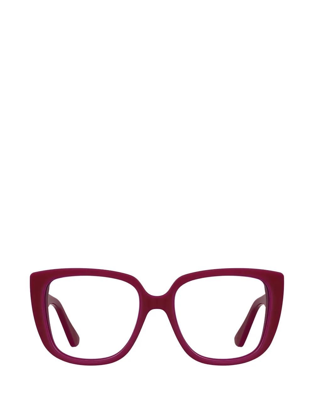 Moschino Full-rim Square Glasses In Red