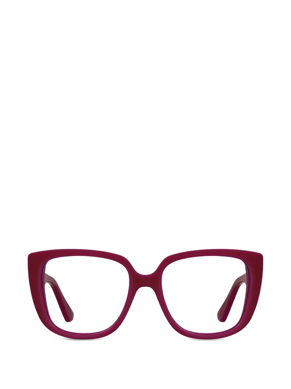 Moschino full-rim square glasses - Rosso