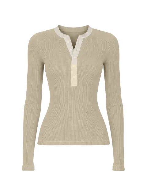 Citizens of Humanity Drea waffle-knit top