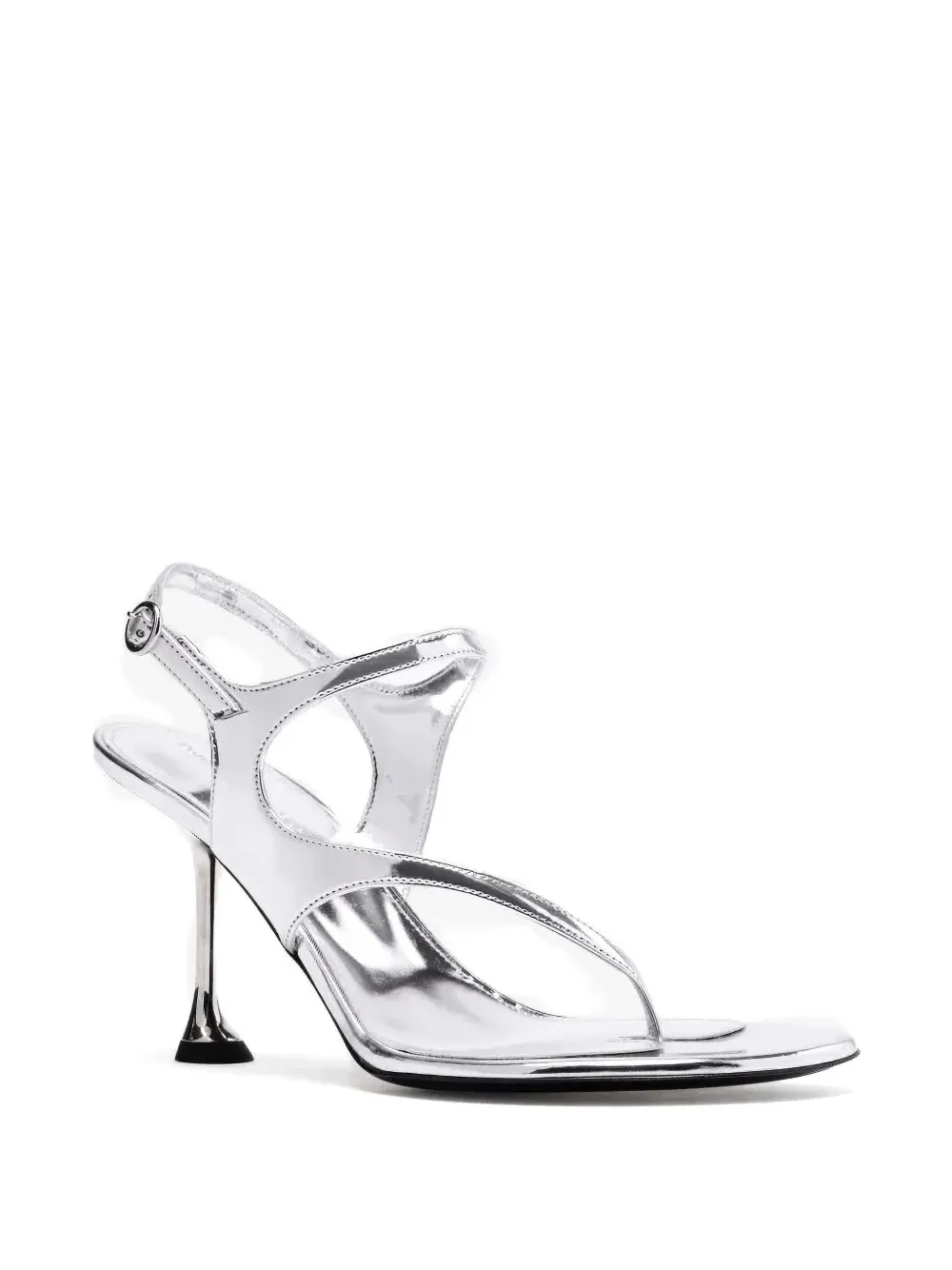 Proenza Schouler leather heeled sandals Zilver