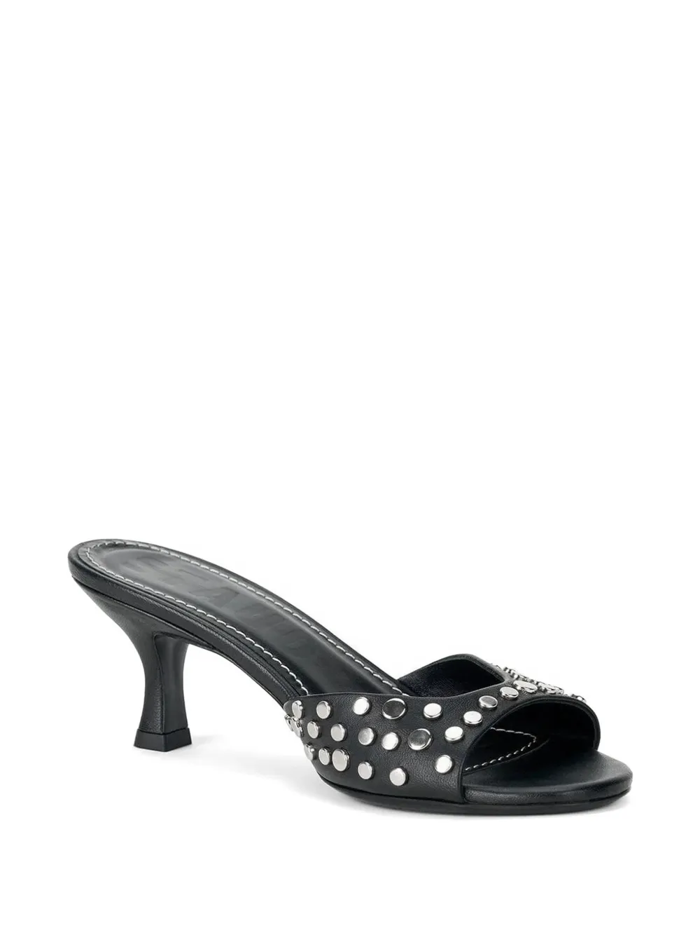 STAUD Brigitte sandalen met studs Zwart