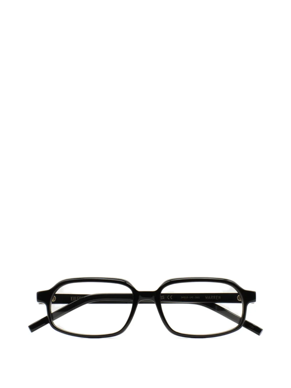 Kaleos Warren 1 rectangle-frame glasses - Nero