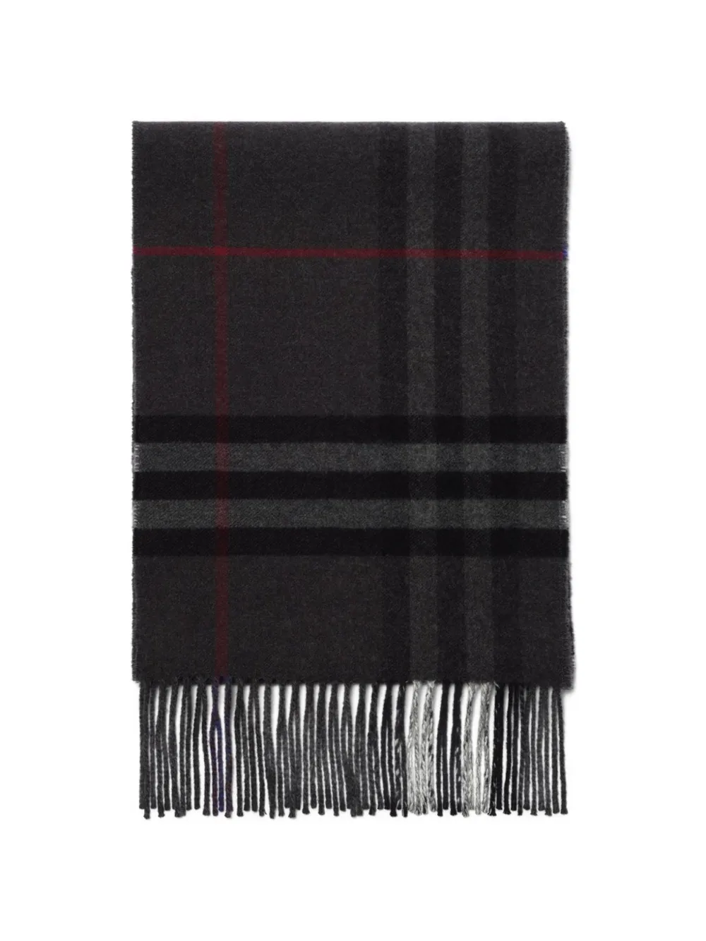 Burberry checkered scarf - Grigio