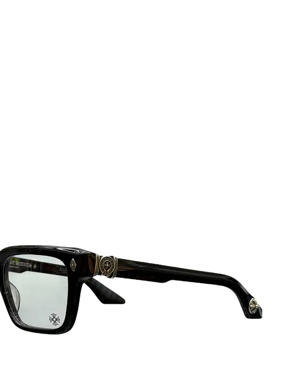 Chrome Hearts Halllamanass Glasses | Black | FARFETCH