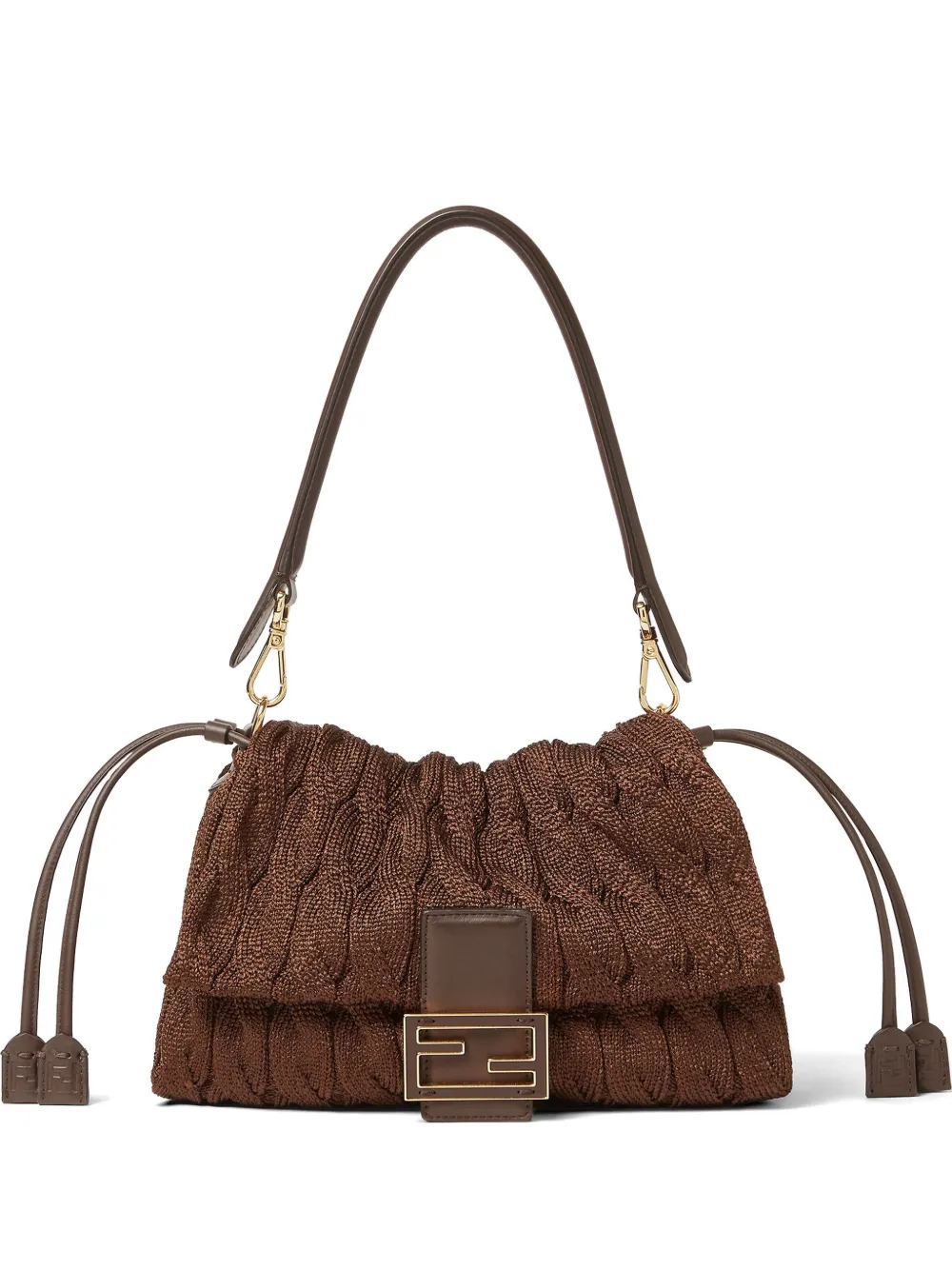 FENDI medium Mamma Baguette shoulder bag - Marrone