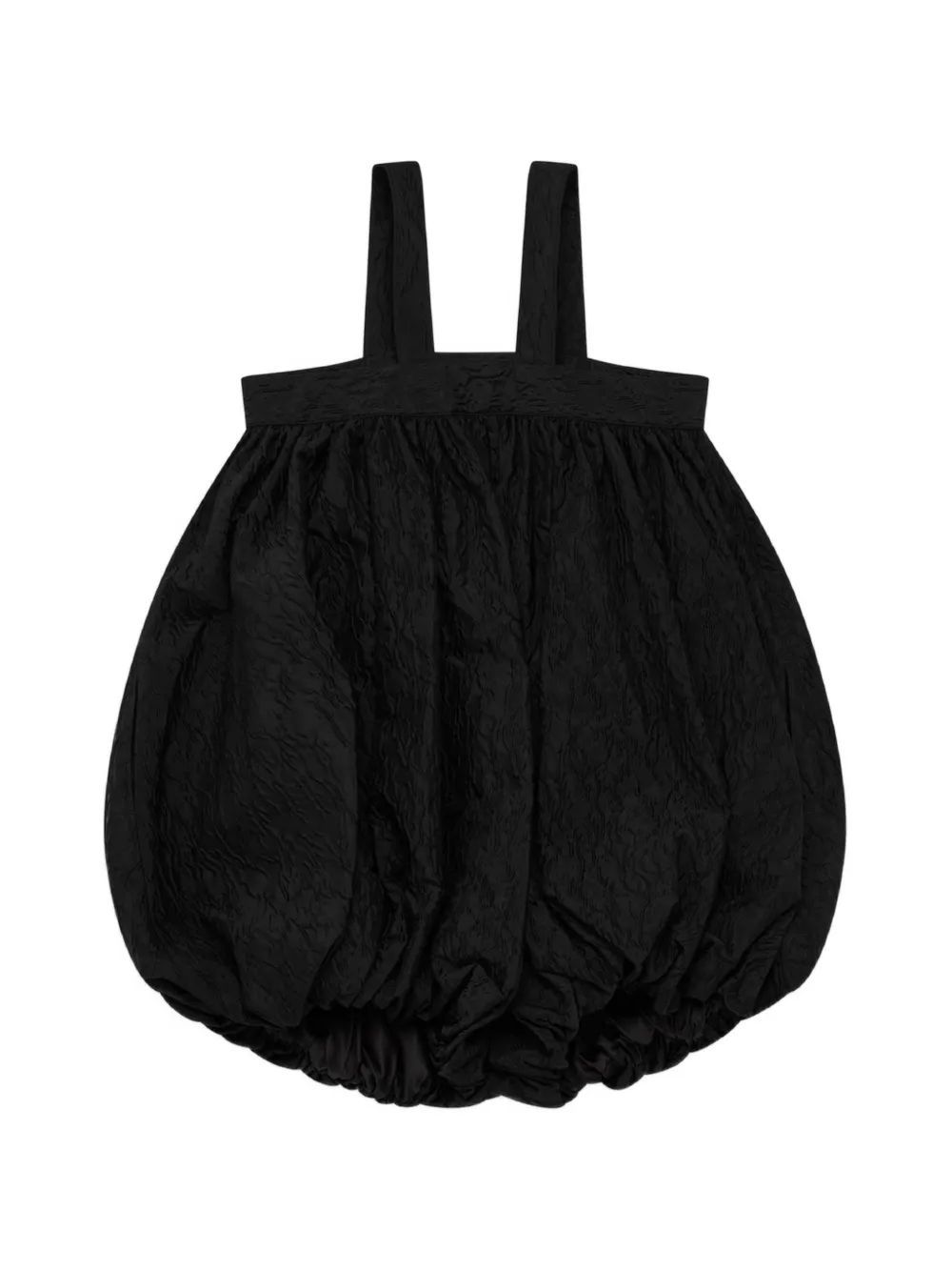 Noir Kei Ninomiya Pinafore textured trousers - Nero