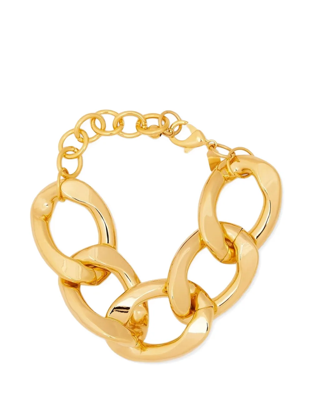 Kenneth Jay Lane large link bracelet - Oro