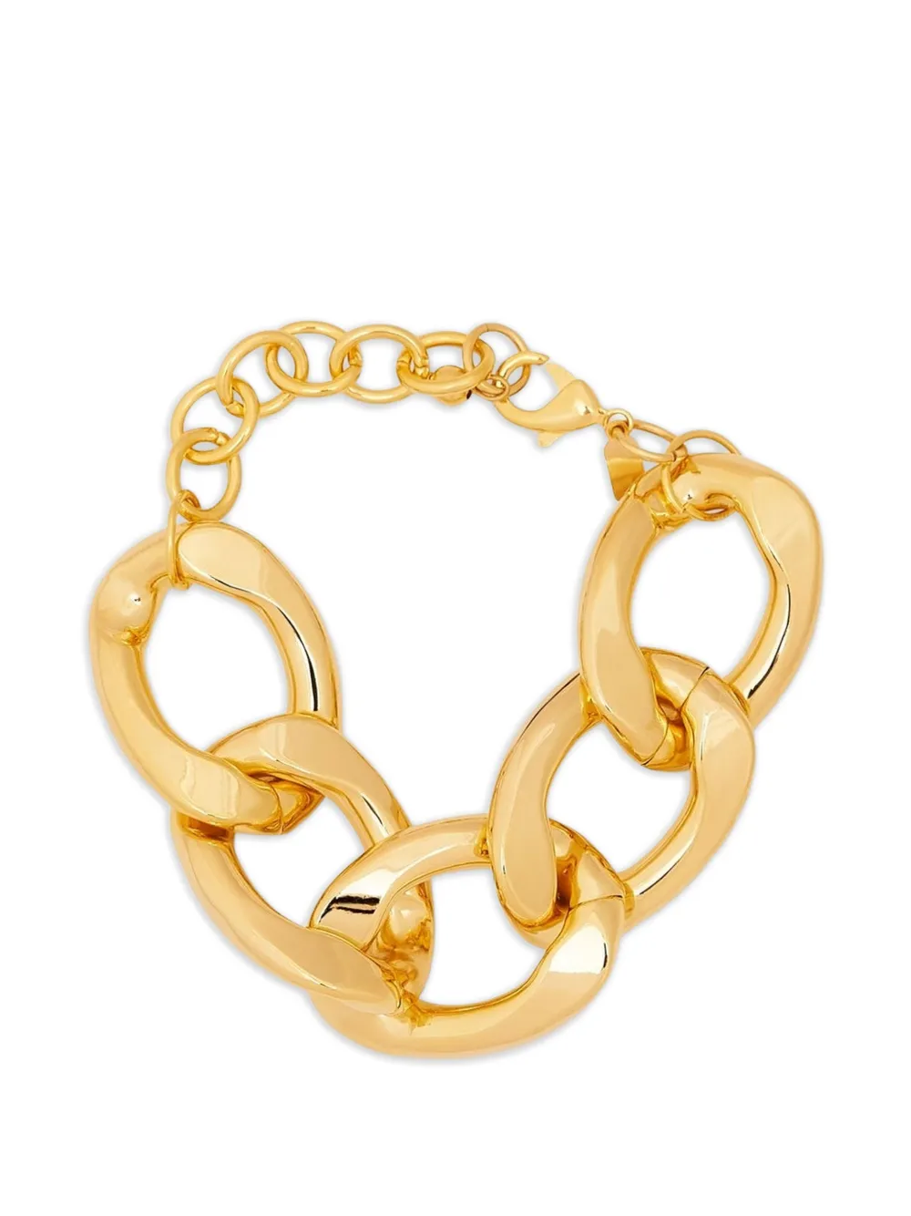 Kenneth Jay Lane large link bracelet - Oro