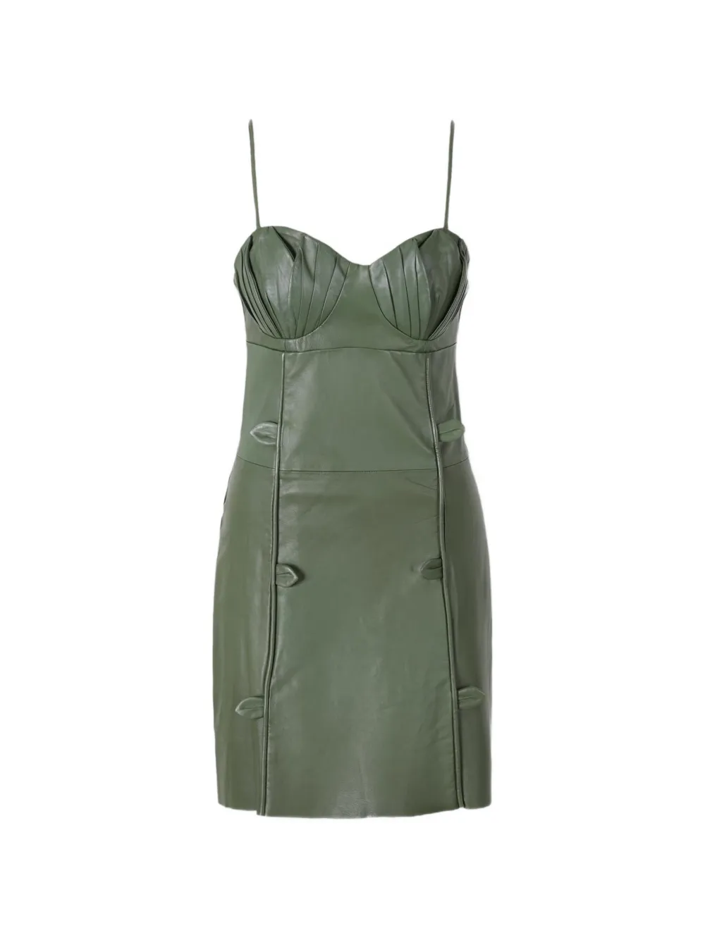 FARM Rio 3D Flower mini dress - Verde