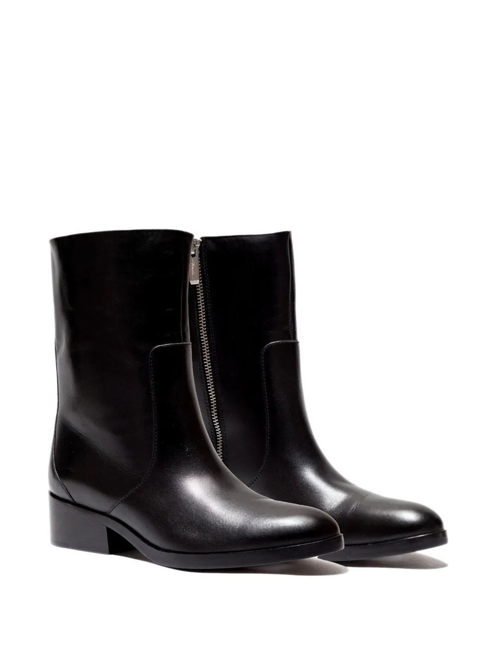 3.1 Phillip Lim Lucien leren laarzen Zwart