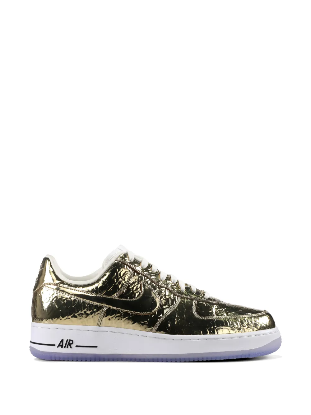 Nike Sneakers mit Prägung - Gold