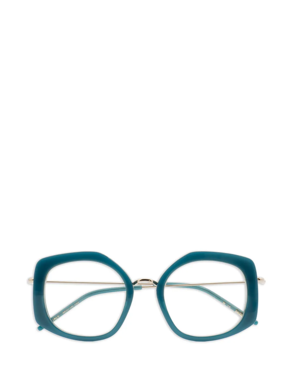 Kaleos Mortimer geometric-frame glasses - Blu