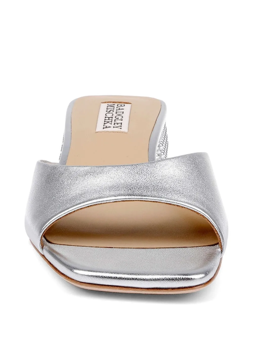 Badgley Mischka Oahu verfraaide sandalen Zilver
