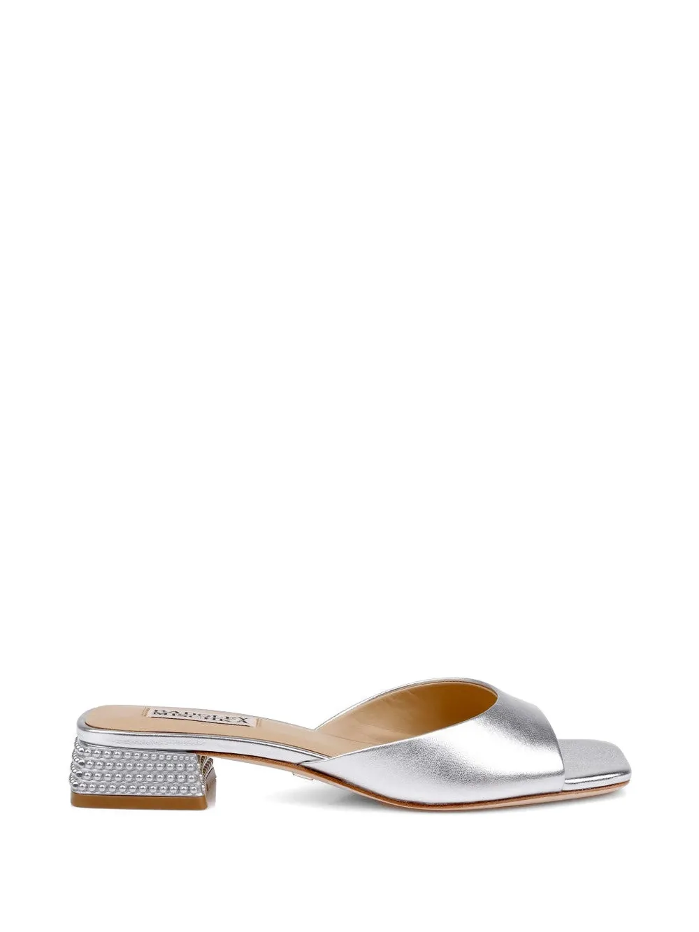 Badgley Mischka Oahu verfraaide sandalen Zilver