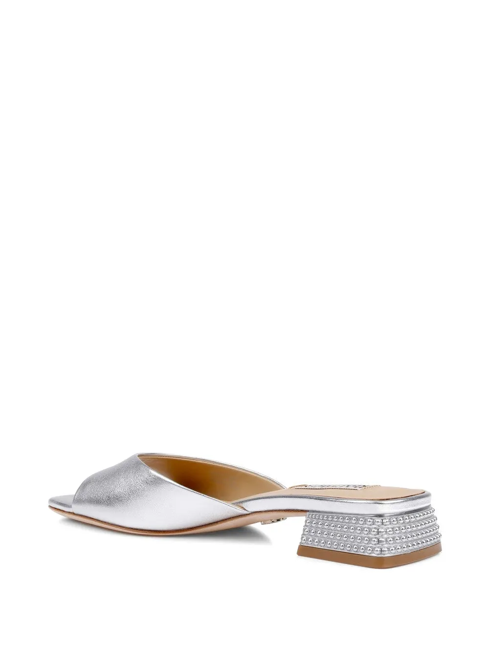 Badgley Mischka Oahu verfraaide sandalen Zilver