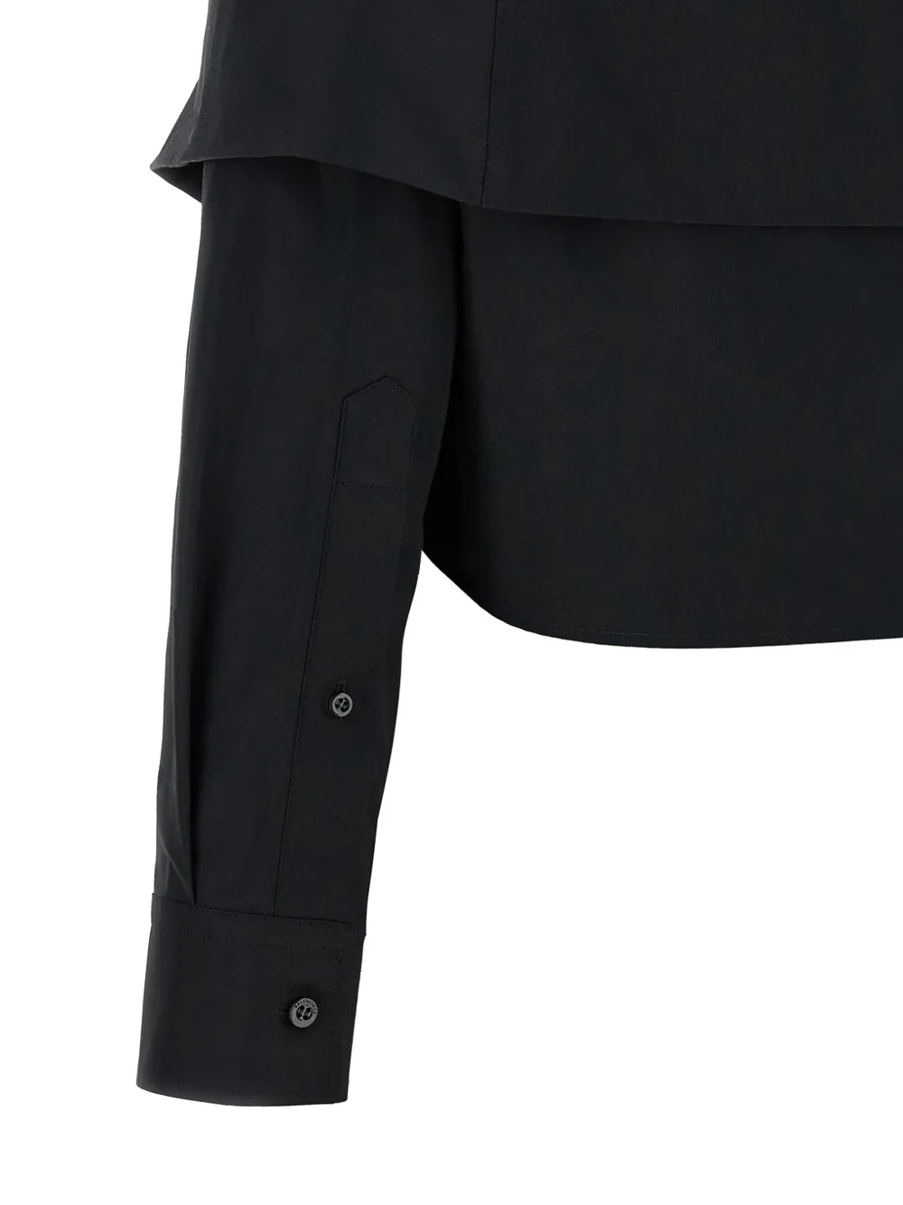Balenciaga Off-shoulder blouse Zwart