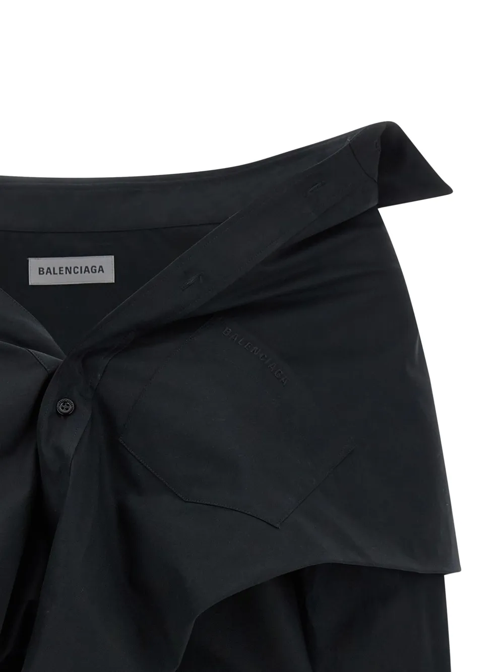 Balenciaga Off-shoulder blouse Zwart