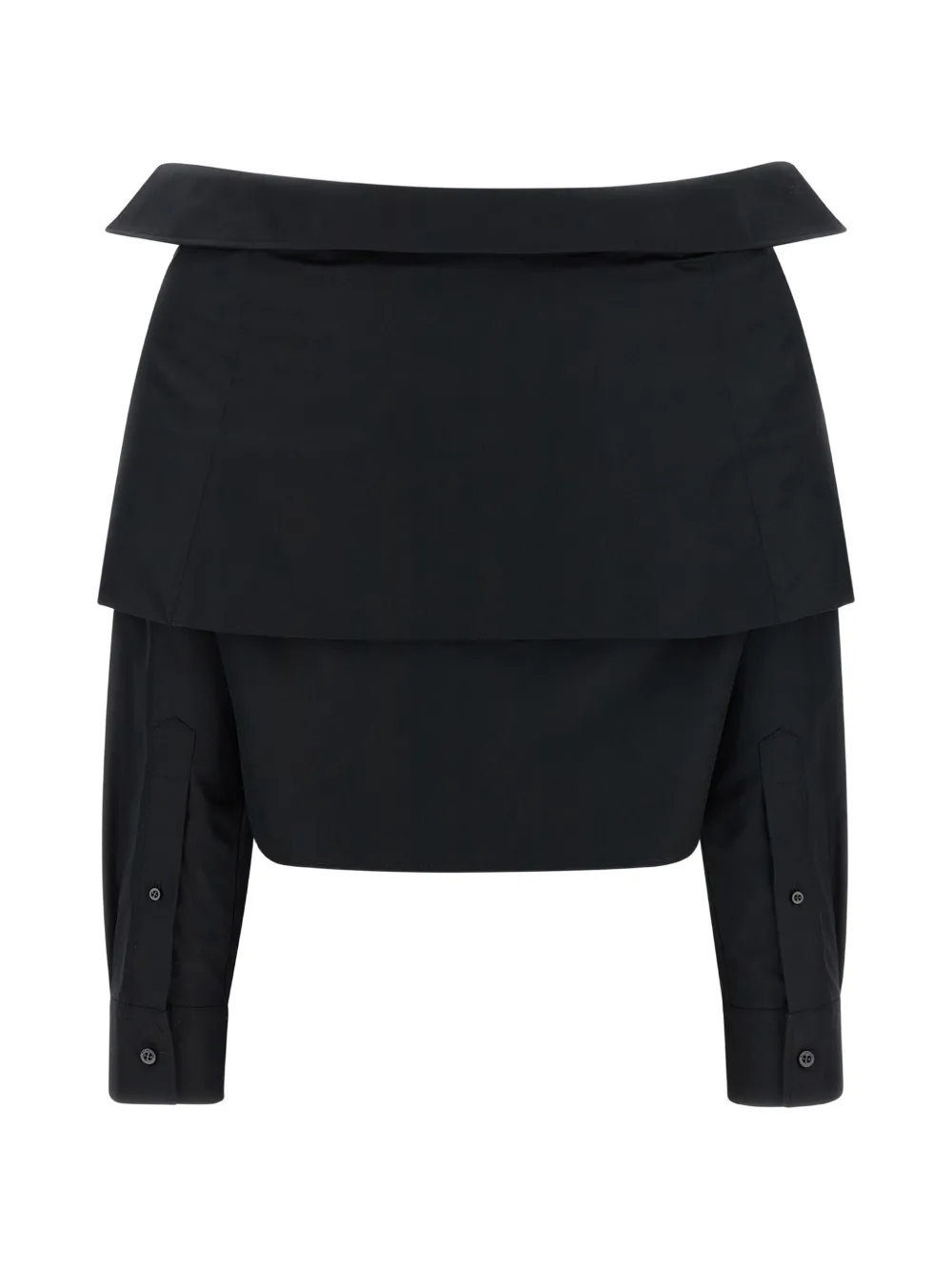 Balenciaga Off-shoulder blouse Zwart