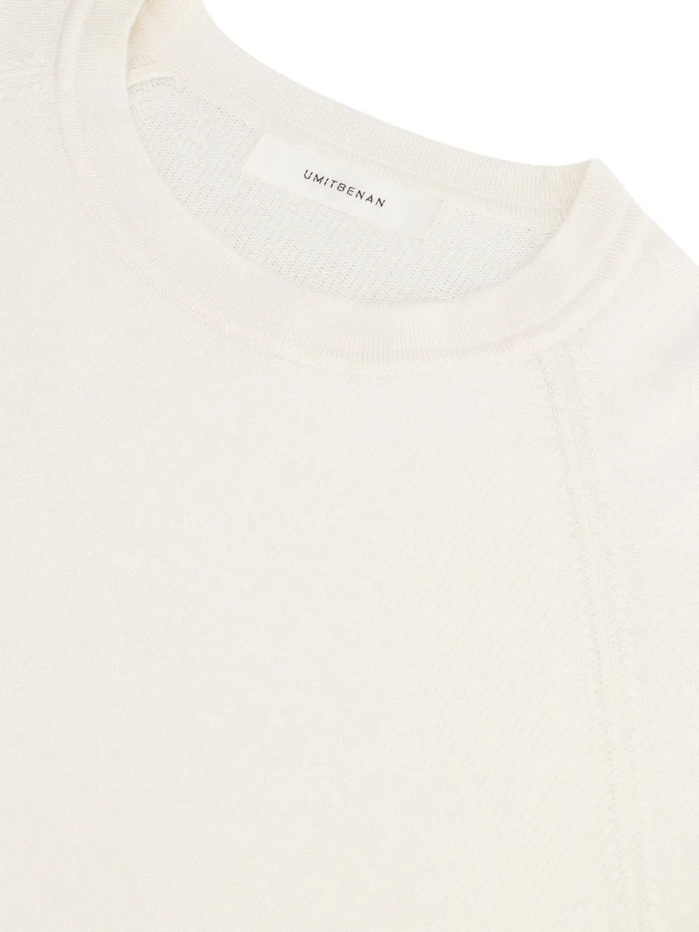  Umit Benan Pull à Manches Raglan - Blanc 