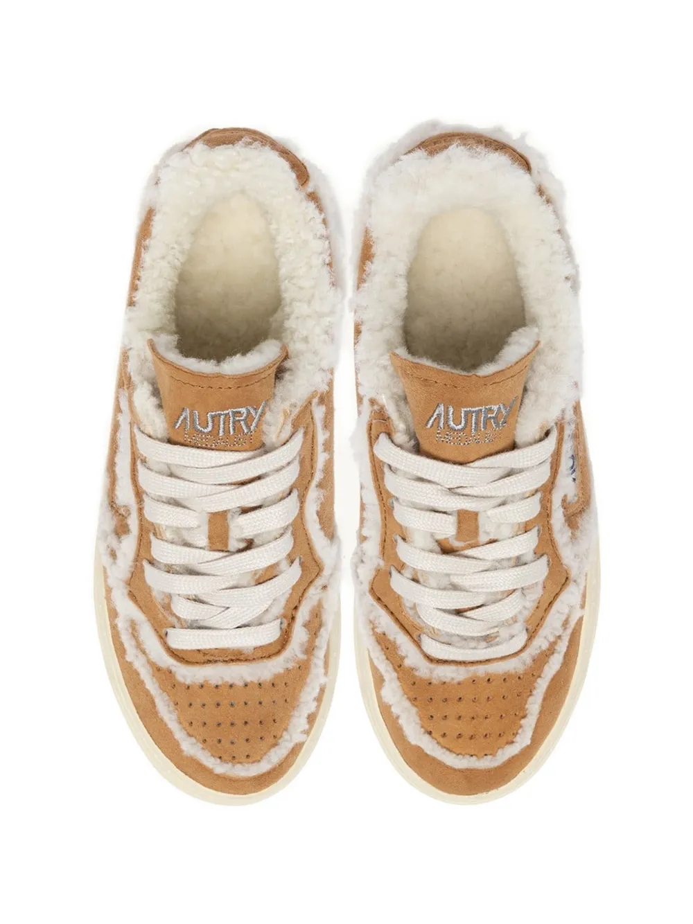 Autry lace-up sneakers Beige