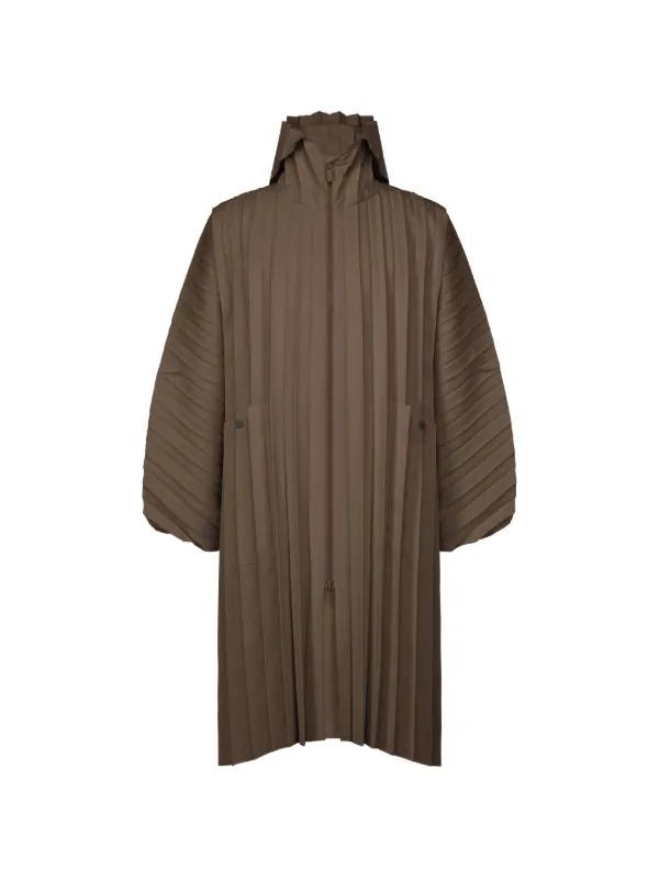 Homme Plissé Issey Miyake プリーツ ジャケット | ブラウン | FARFETCH JP