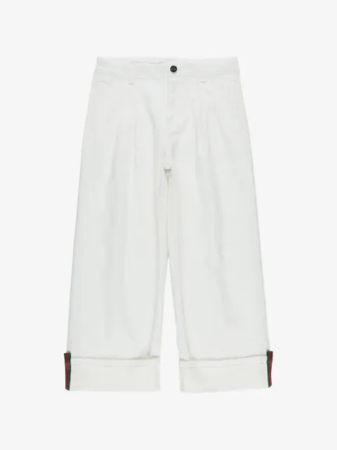 Gucci Kids pants ajustados en los tobillos