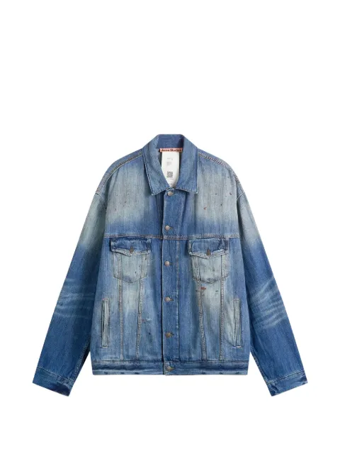 Acne Studios flap-pocket denim jacket
