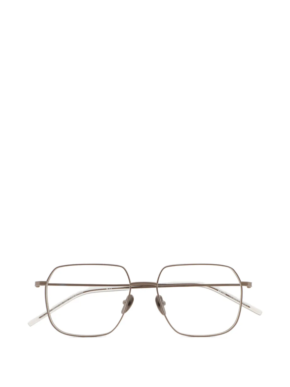 Kaleos Jacobson geometric-frame glasses - Marrone