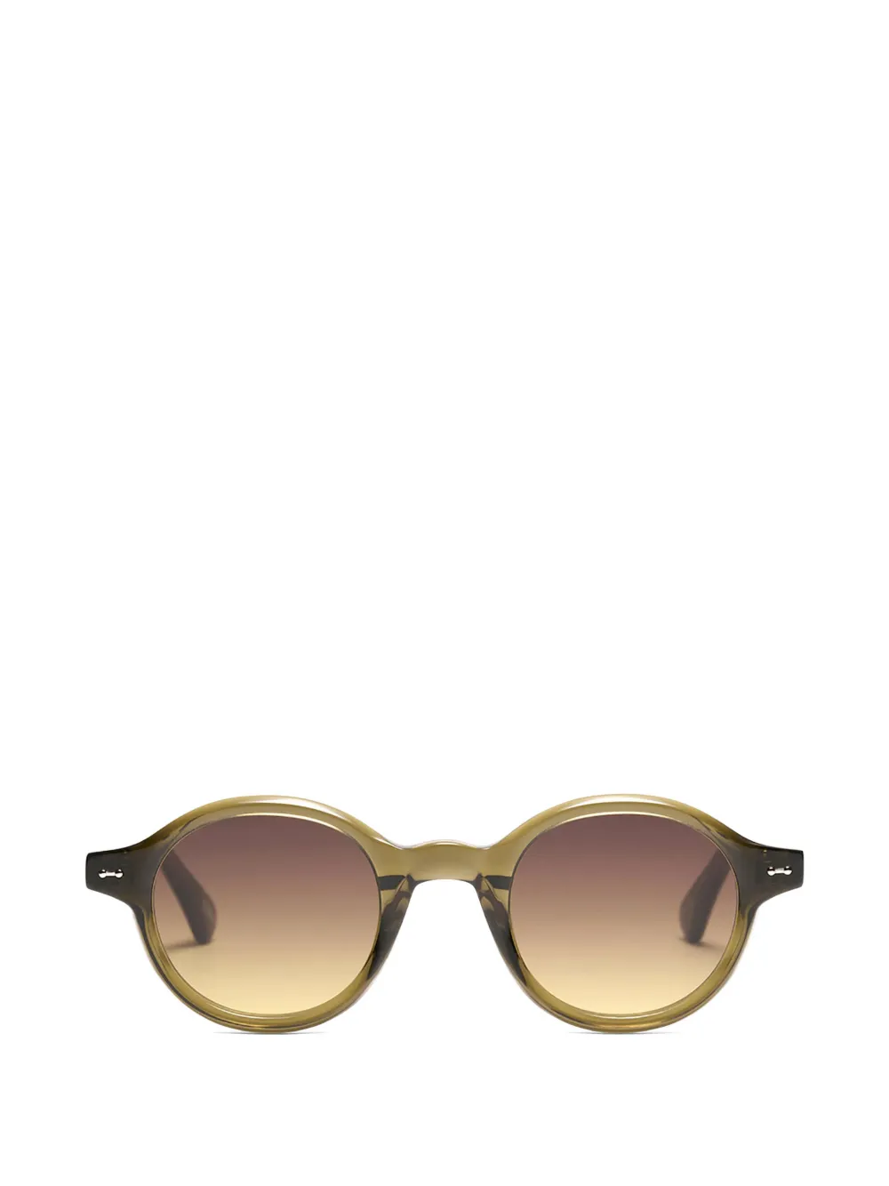 Peter And May S117 Mimosa Sun round-frame sunglasses - Verde