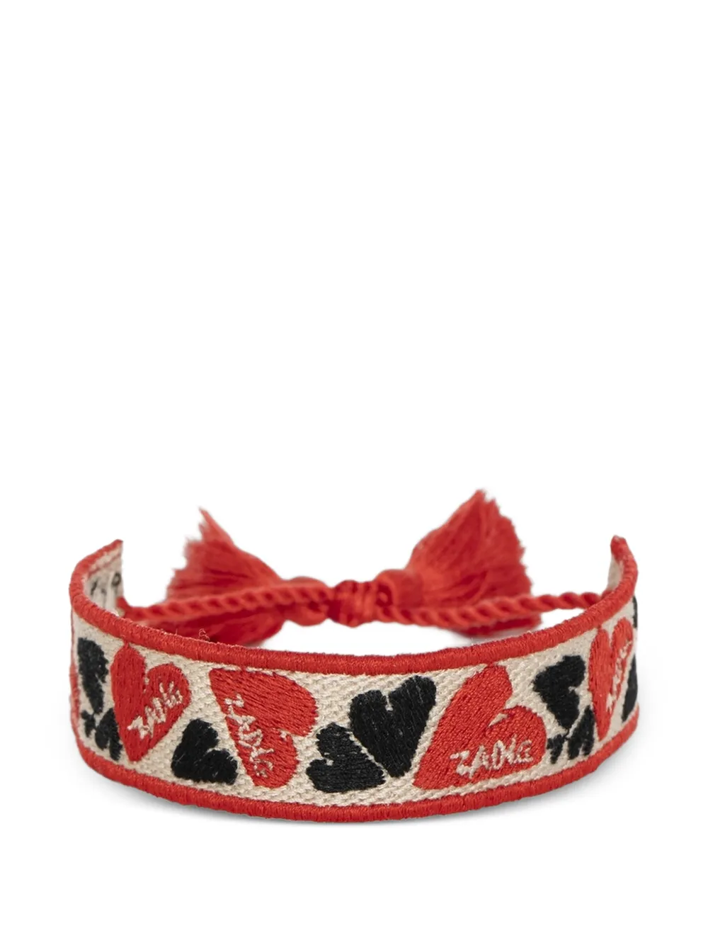 Zadig&Voltaire bracelet cœur tressé - Tons neutres