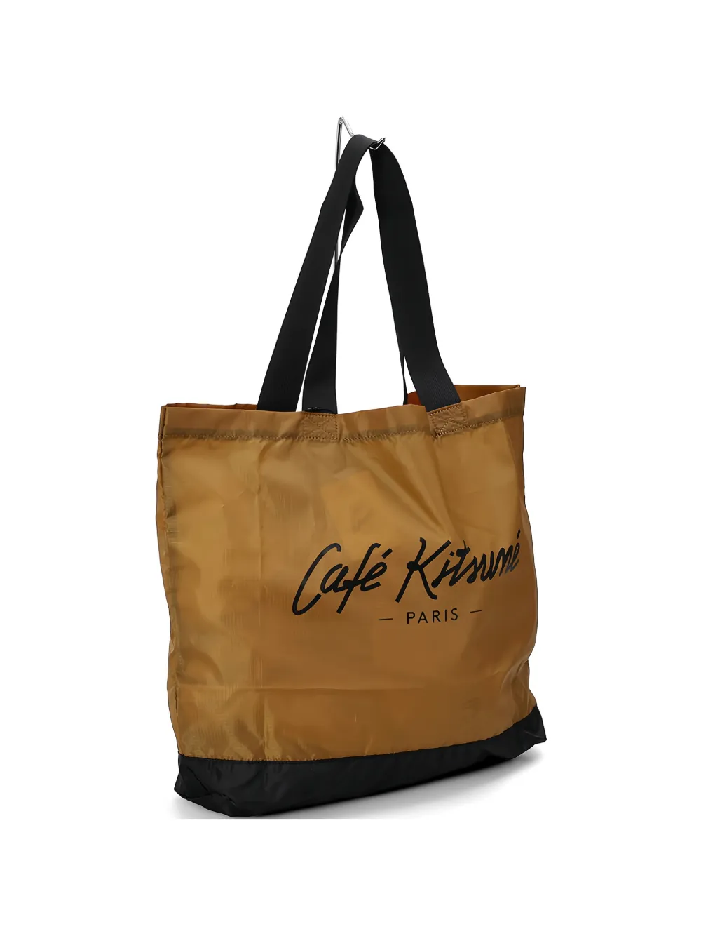 CAFÉ KITSUNÉ logo-print tote bag - Marrone