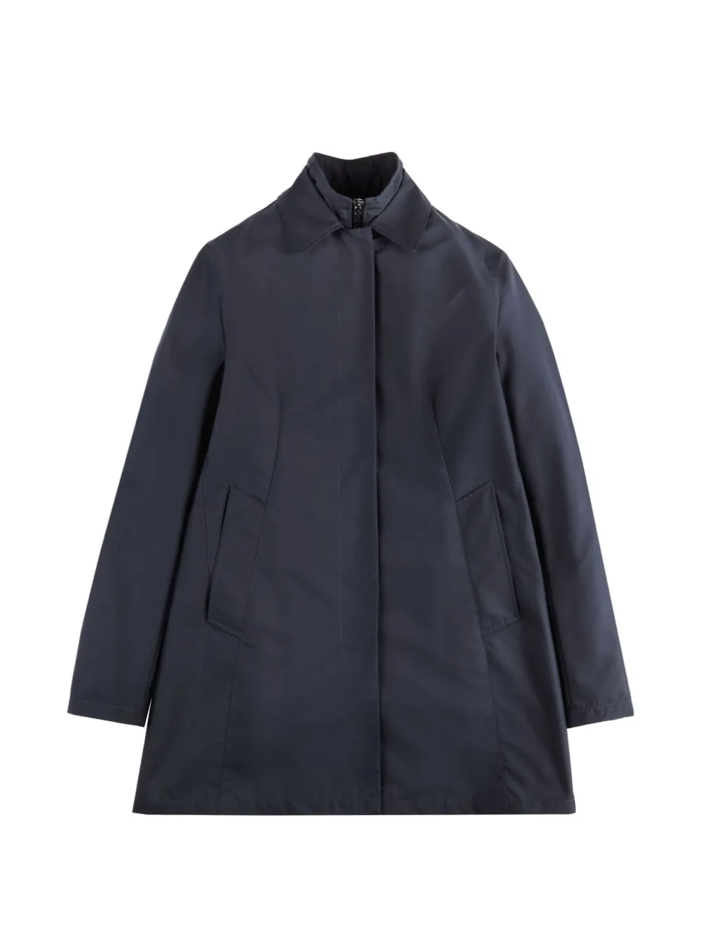 Fay Morgan collared coat - Blu