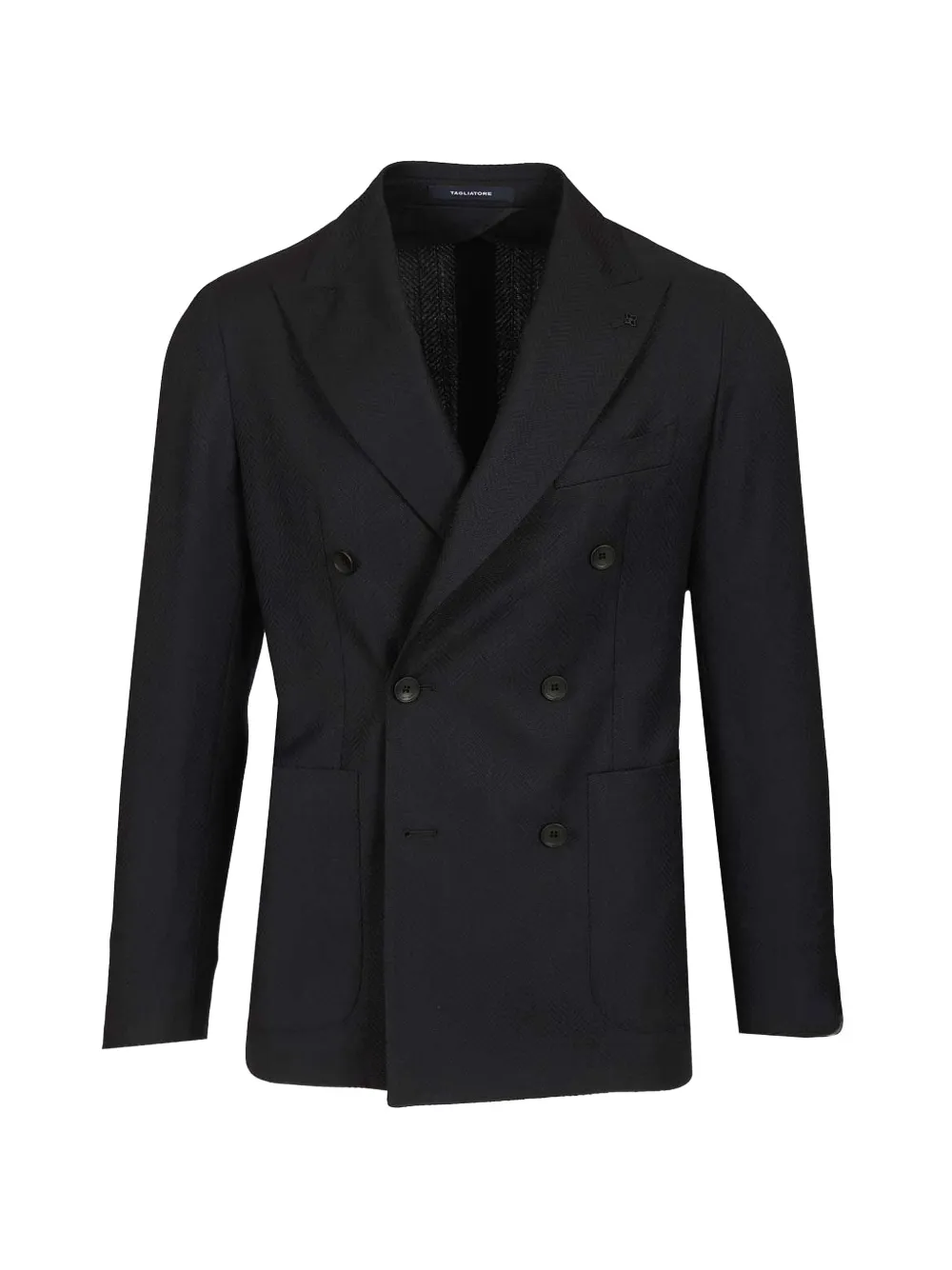 Tagliatore double-breasted blazer - Black