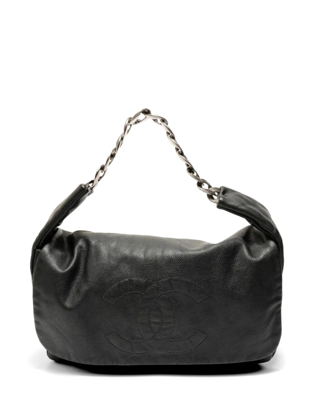 CHANEL Pre-Owned 2000-2010 interlocking CC chain shoulder bag - Schwarz