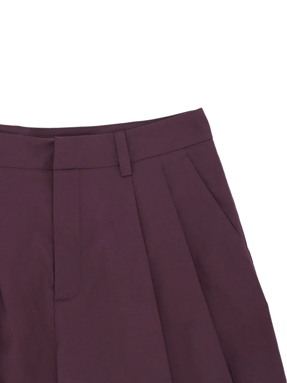 Federica Tosi Geplooide shorts Paars