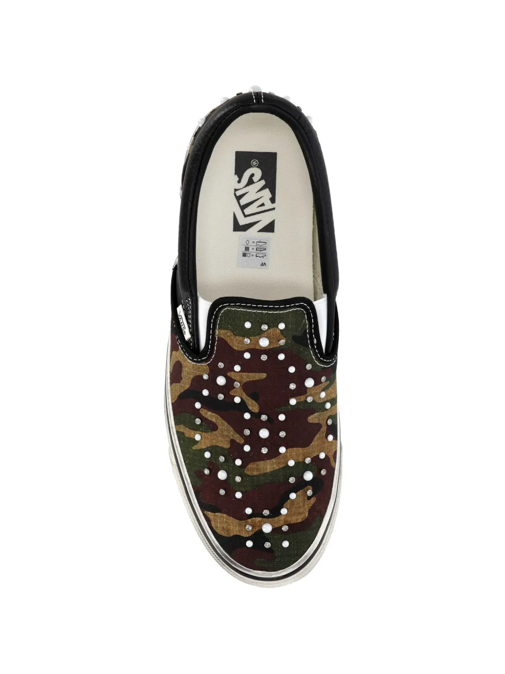 Vans LX Classic camouflage-pattern slip-on sneakers Groen