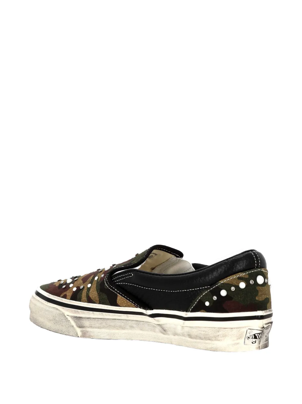 Vans LX Classic camouflage-pattern slip-on sneakers Groen
