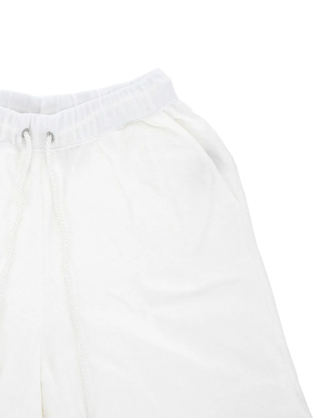 Majestic Filatures Shorts met trekkoord Wit