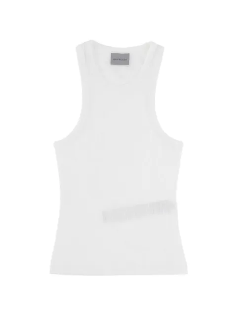 Balenciaga camiseta tejida de canalé
