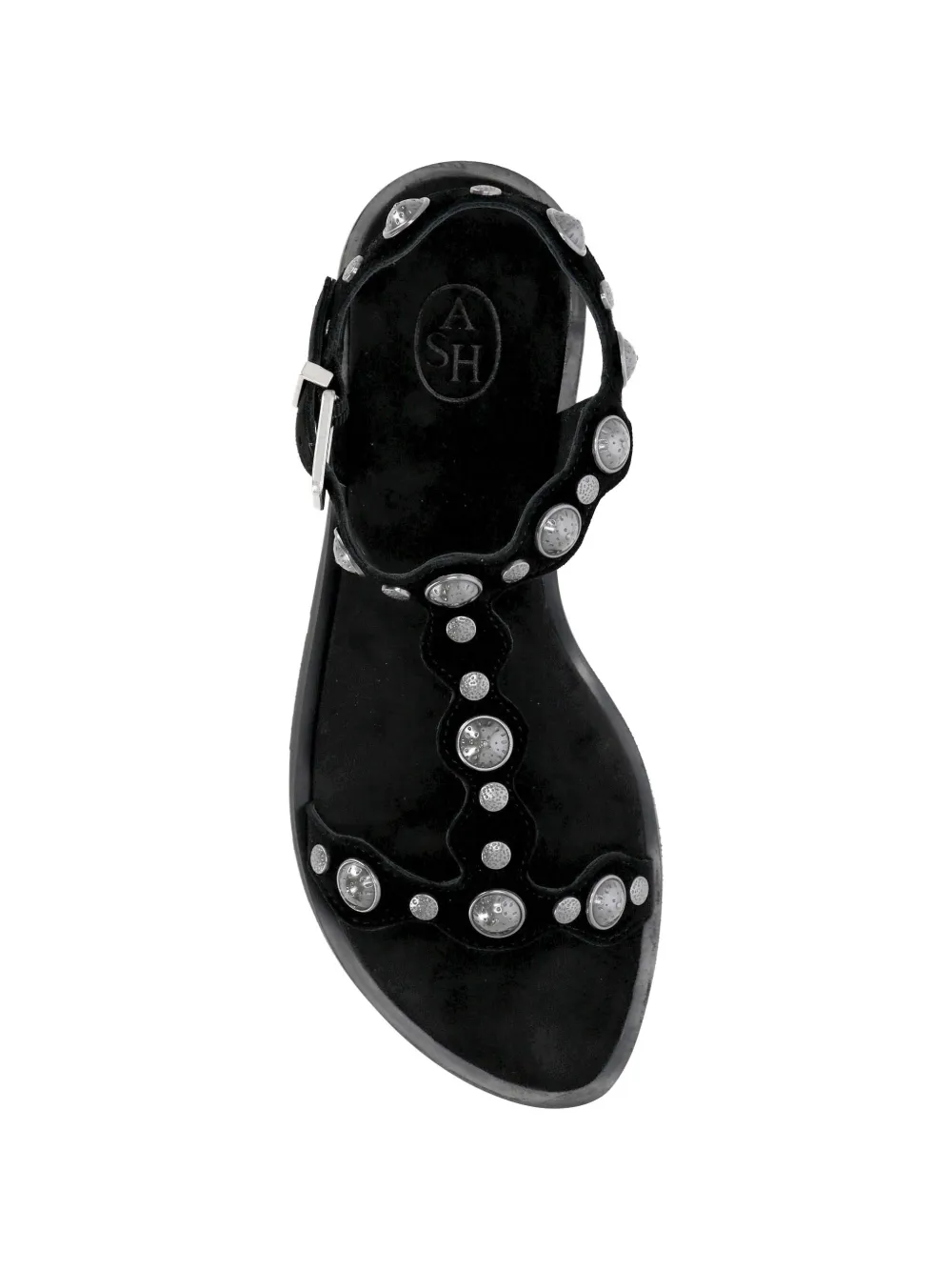 Ash Phanny studded sandals Zwart