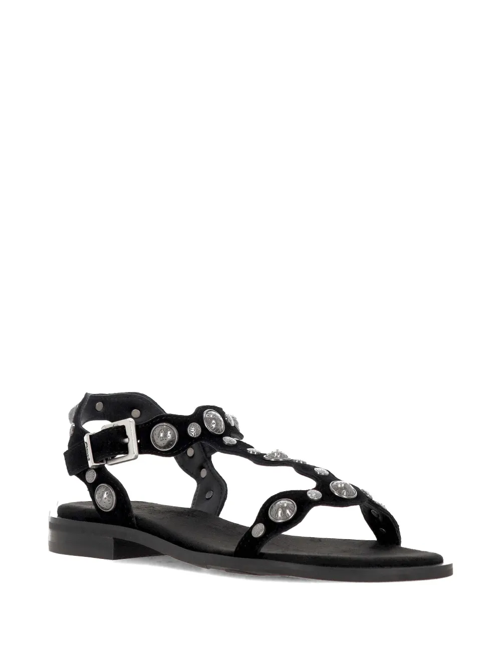 Ash Phanny studded sandals Zwart
