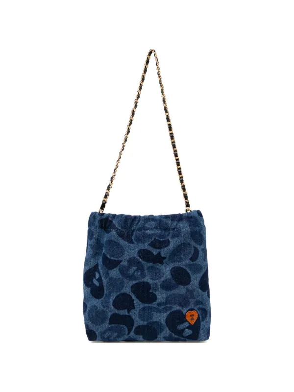 APEE™ By *A BATHING APE® カモフラージュ ショルダーバッグ | ブルー 