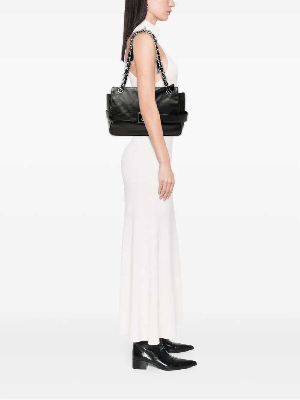  Balenciaga Pre-owned Sac Porté épaule Modu Médium (2010-2026) - Noir 