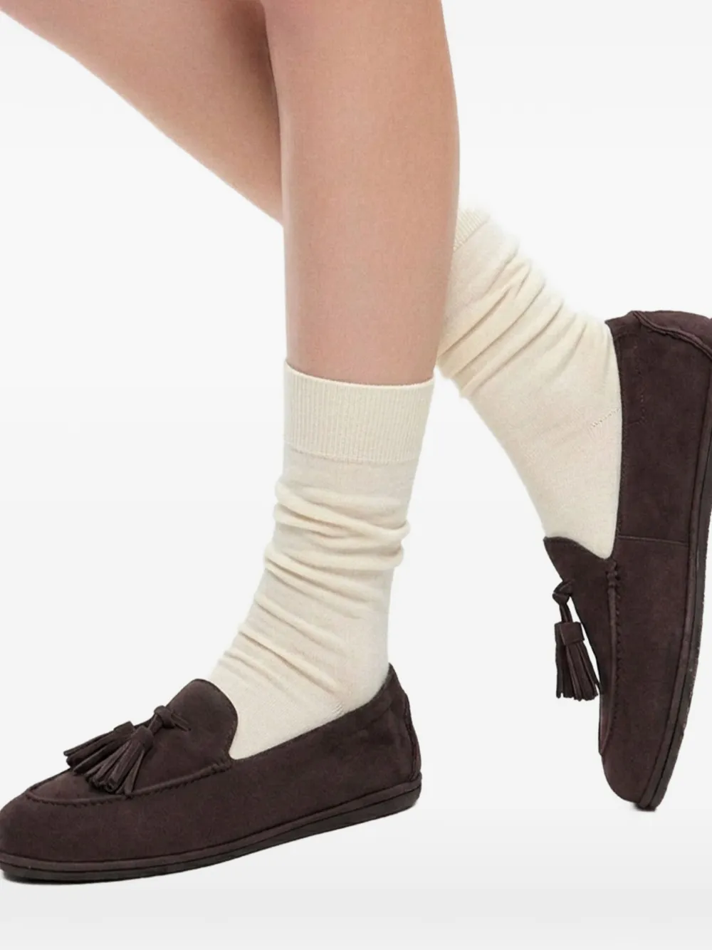 Scarosso Anais loafers met kwastje Bruin